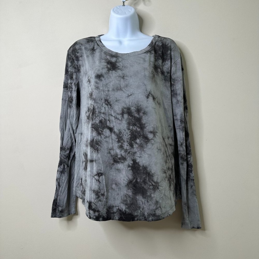 American Eagle Grey Tie Dye Soft & Sexy T Women's Medium